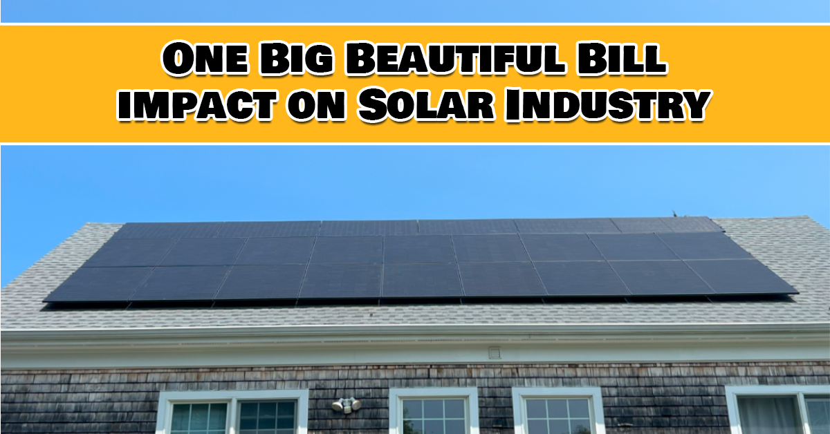 How the One Big Beautiful Bill Reshapes Solar Incentives in 2025