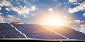 Hail damage to solar panels